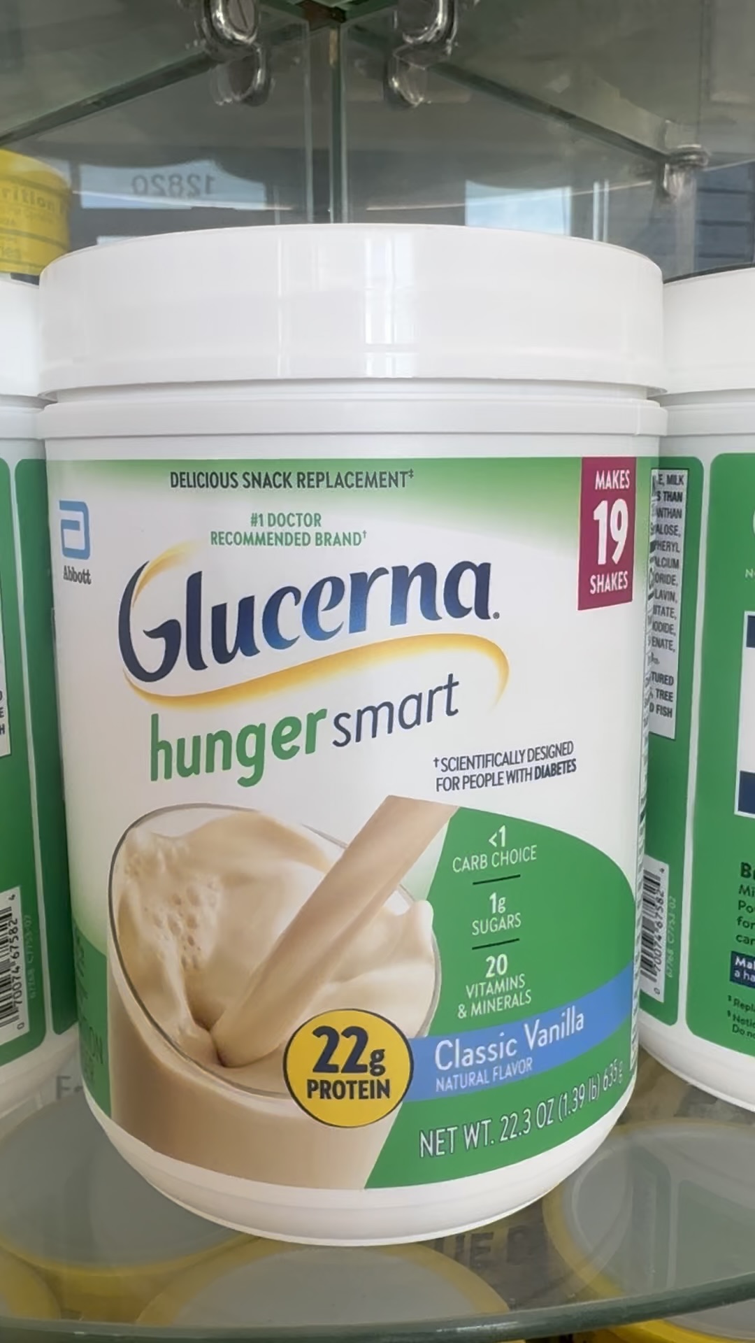 Glucerna Hunger Smart Nutrition Powder Classic Vanilla 22.3oz